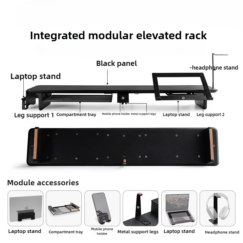 Modular Monitor Riser Stand Er - Desk Setup Monitor And Laptop avaliação e preço