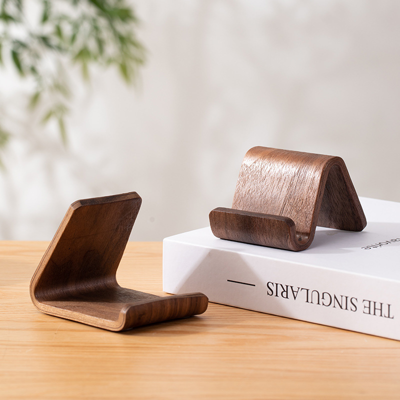 2-in-1 Black Walnut Solid Wood - Desk Setup Home Office avaliação e preço