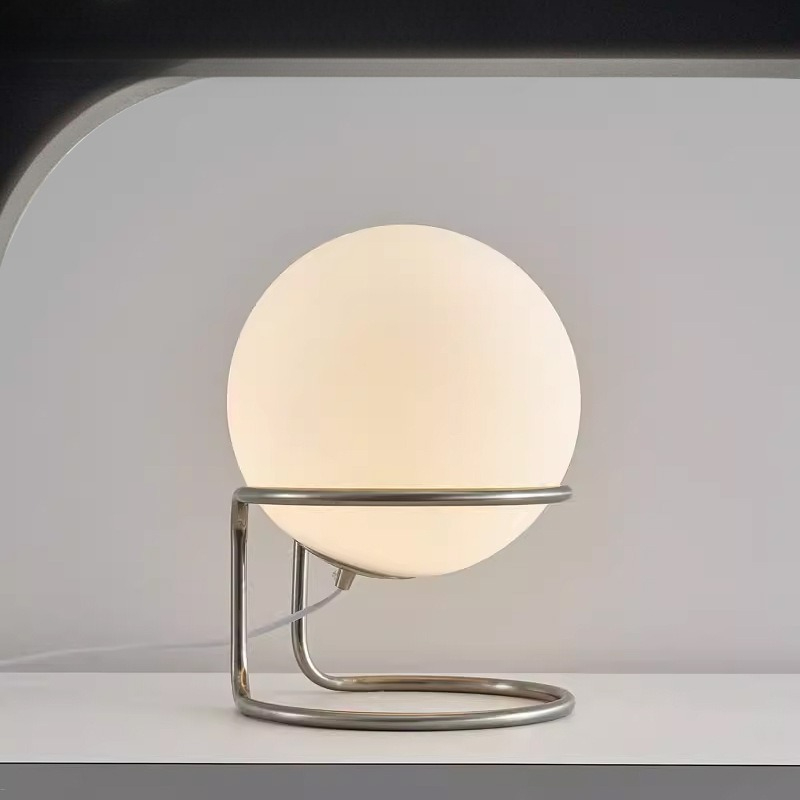 Minimalism Bauhaus White Glass - Desk Setup White avaliação e preço