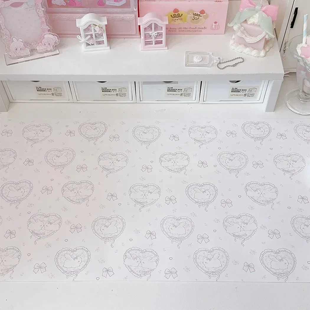 Kawaii Pink Rabbit Girl Heart  - Desk Setup Pink avaliação e preço