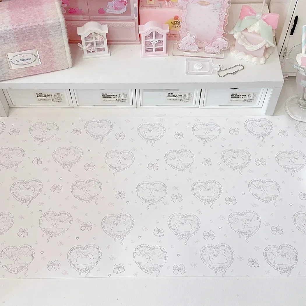 Kawaii Pink Rabbit Girl Heart  - Desk Setup Pink avaliação e preço