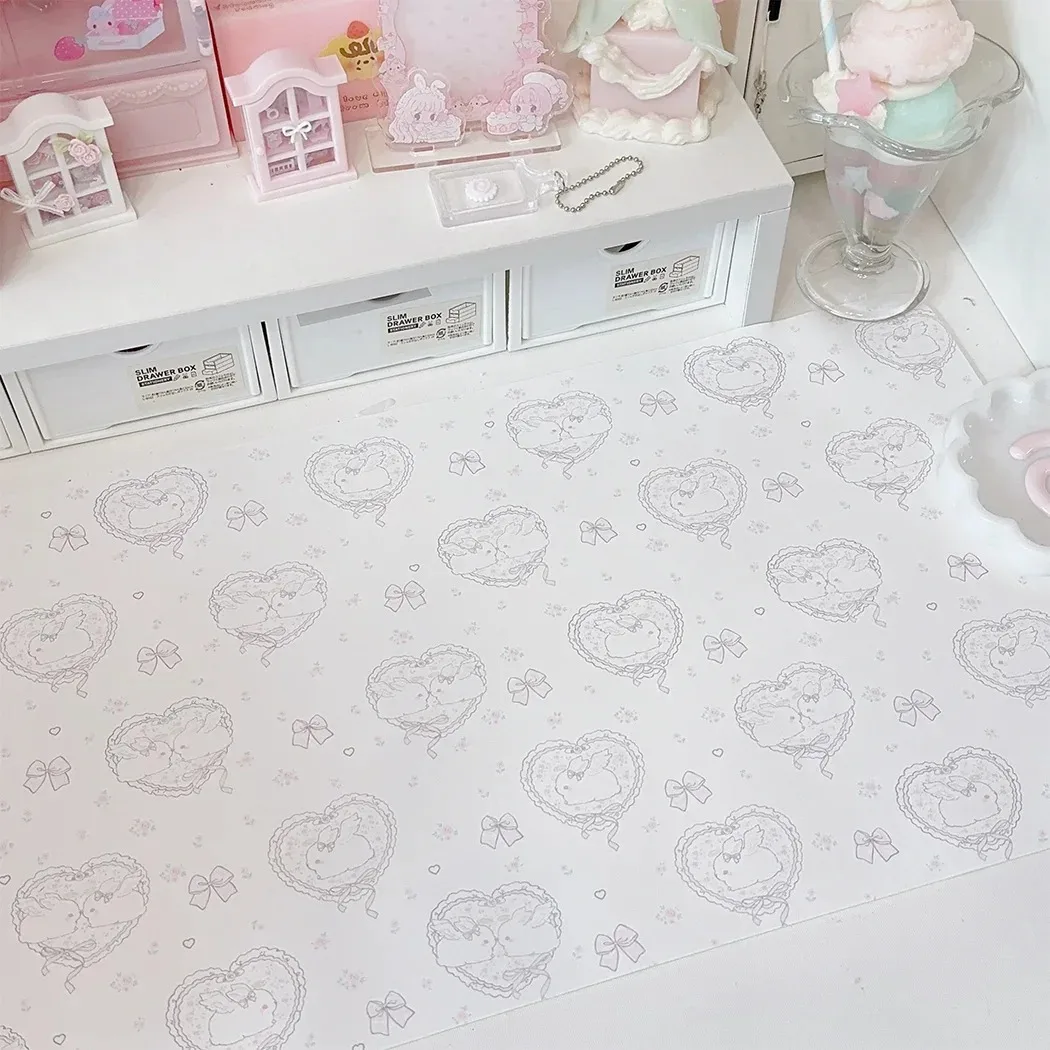 Kawaii Pink Rabbit Girl Heart  - Desk Setup Pink avaliação e preço