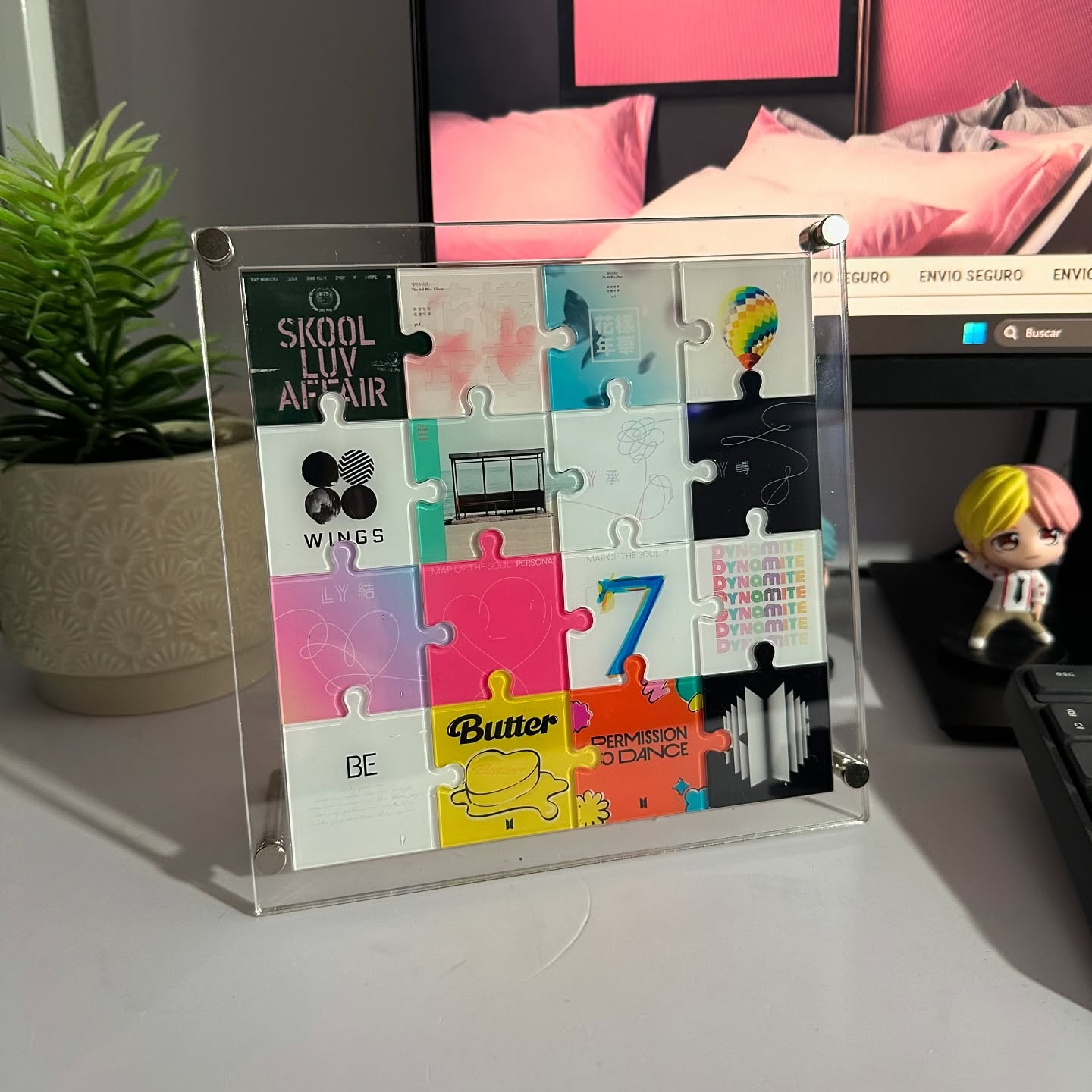 Custom Acrylic Puzzle Display  - Desk Setup Home Office avaliação e preço