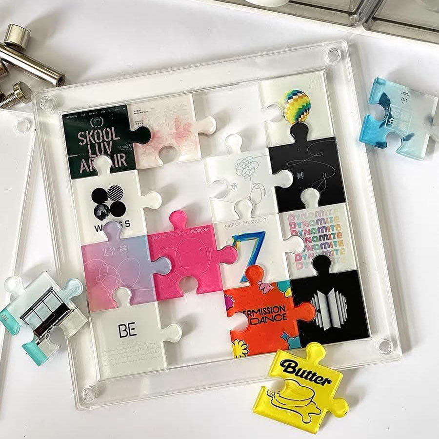 Custom Acrylic Puzzle Display  - Desk Setup Home Office avaliação e preço
