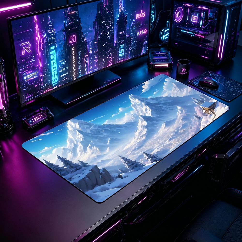 Nature SSnowy mountainser Gami - Desk Setup Natural avaliação e preço