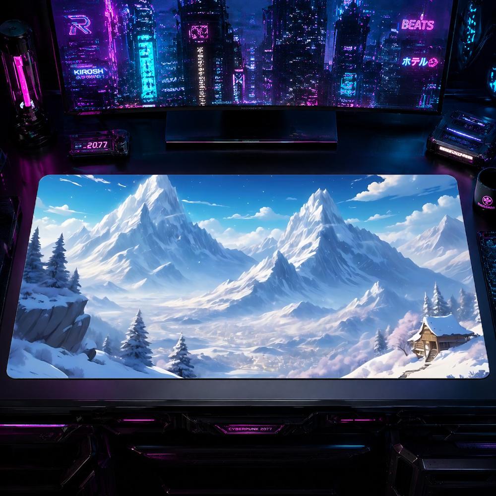 Nature SSnowy mountainser Gami - Desk Setup Natural avaliação e preço