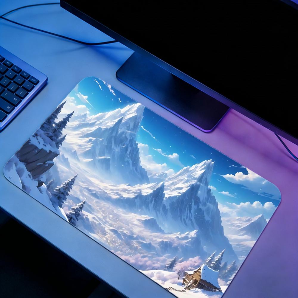 Nature SSnowy mountainser Gami - Desk Setup Natural avaliação e preço