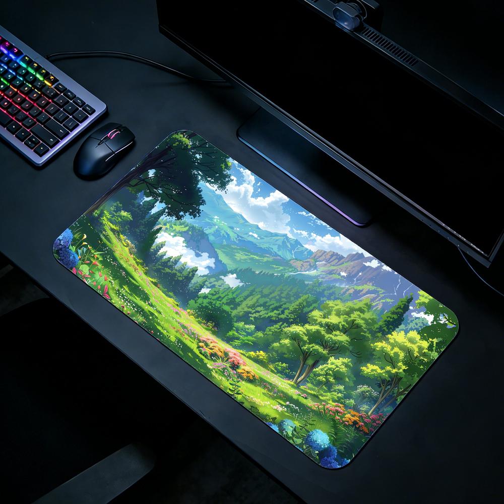 Nature MMountains and forestse - Desk Setup Natural avaliação e preço
