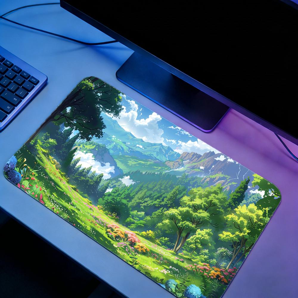 Nature MMountains and forestse - Desk Setup Natural avaliação e preço