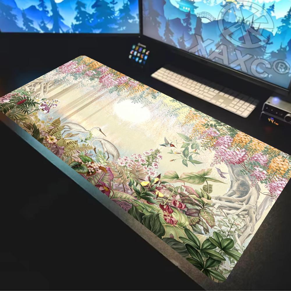 nchanted Forest Desk Mat 90x40 - Desk Setup Natural avaliação e preço