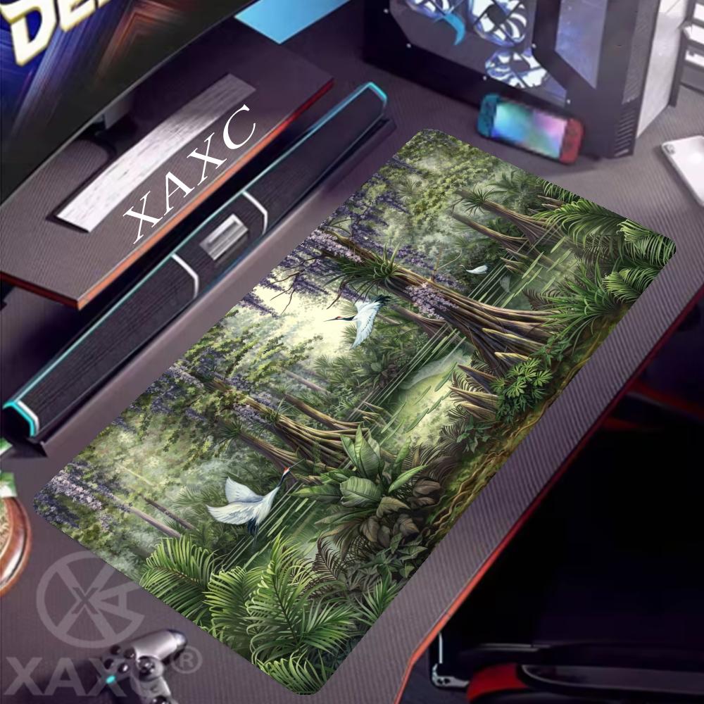 nchanted Forest Desk Mat 90x40 - Desk Setup Natural avaliação e preço