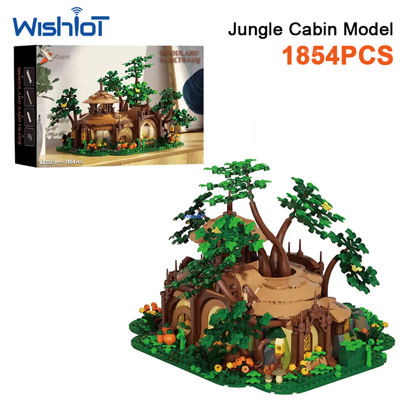 1854pcs Light-up Forest Castle - Desk Setup Build avaliação e preço