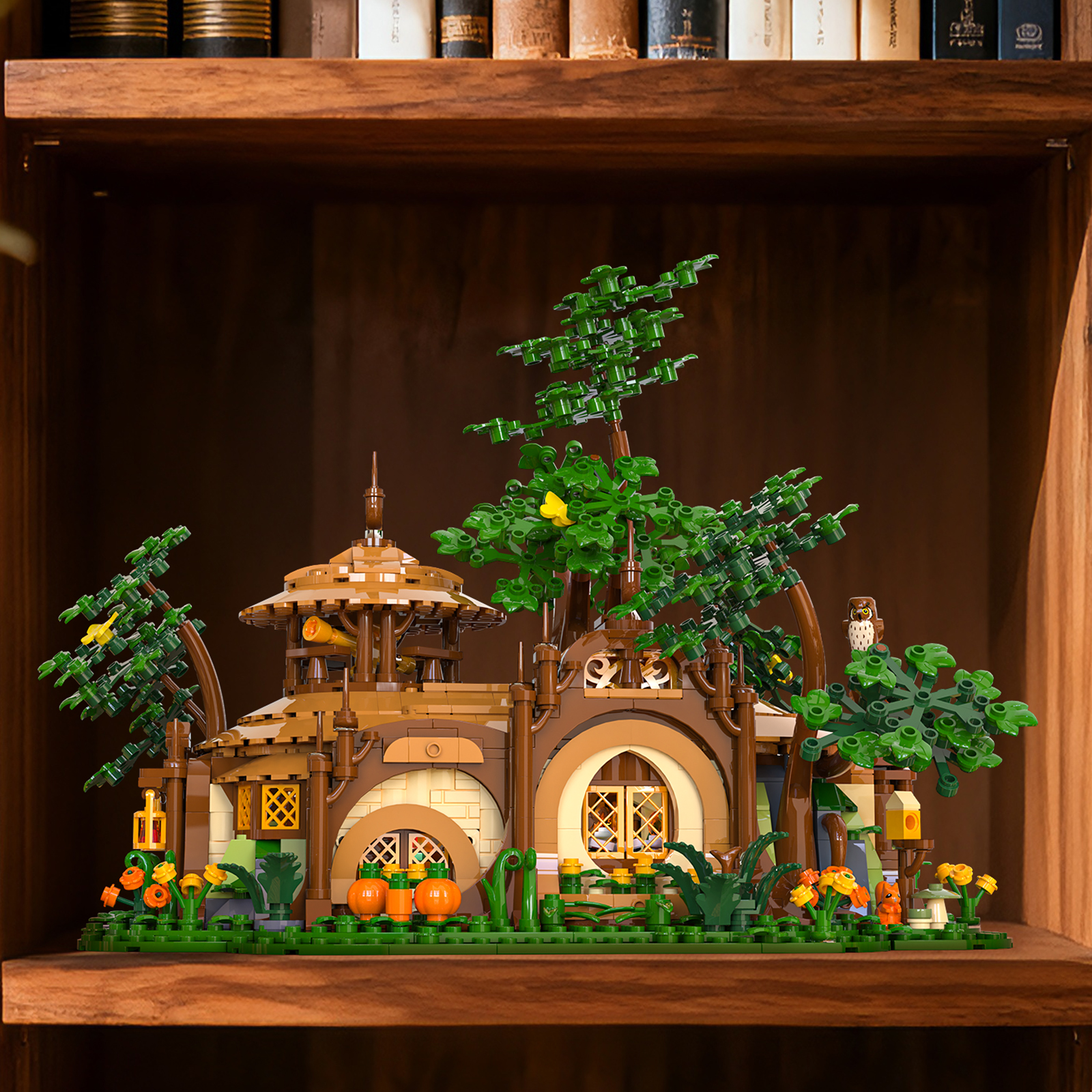 1854pcs Light-up Forest Castle - Desk Setup Build avaliação e preço