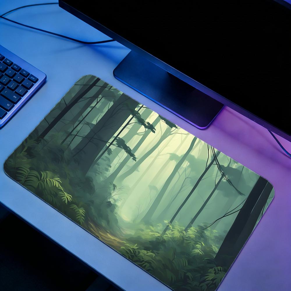 Nature MMisty Landscapeew Gami - Desk Setup Natural avaliação e preço