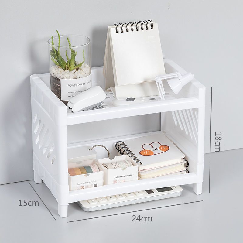 Desktop Storage Rack Multi-Lay - Desk Setup Home Office avaliação e preço