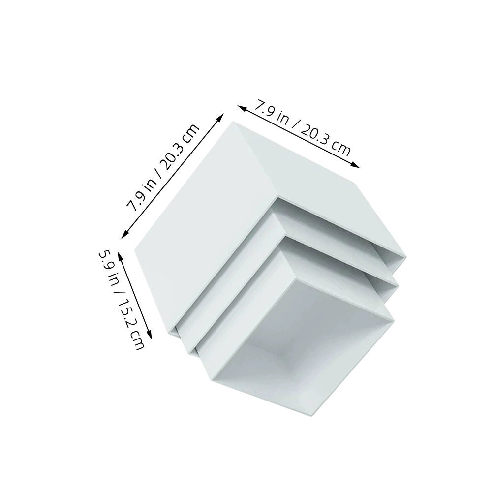 6Pcs White Plastic Desktop Sto - Desk Setup White avaliação e preço