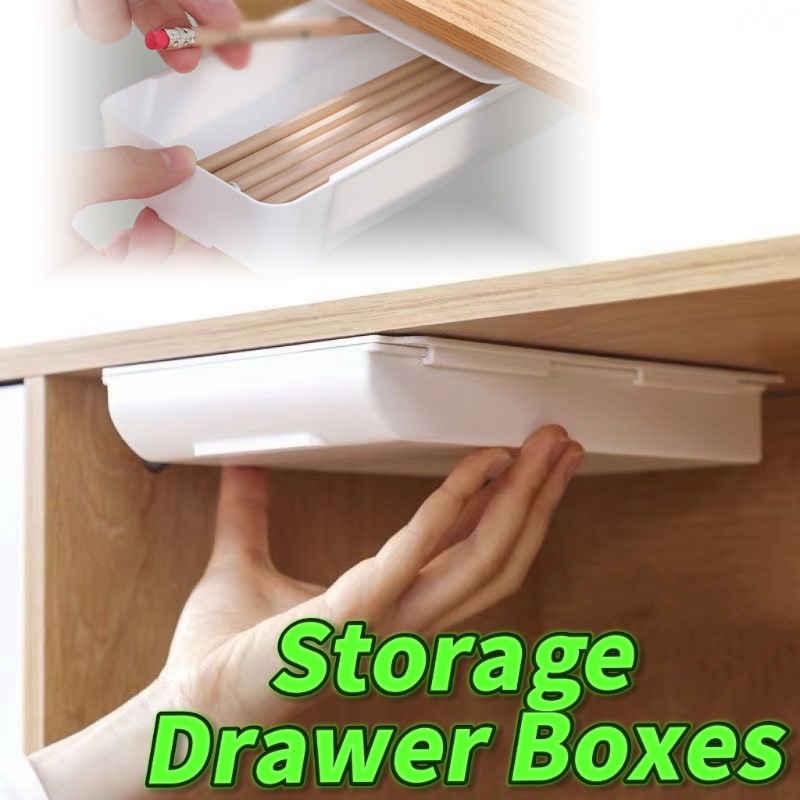Self Adhesive Storage Drawer B - Desk Setup Home avaliação e preço