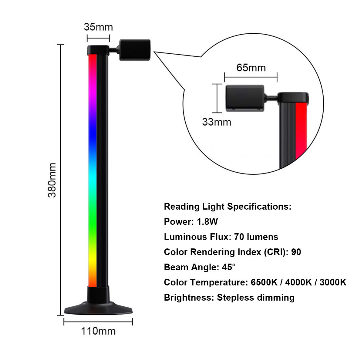 Smart Light Bar LED RGB Music  - Desk Setup With Tv avaliação e preço
