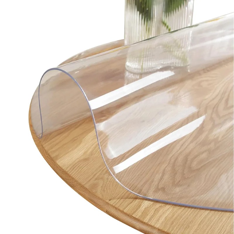 1pc 100/110/120cm Clear PVC Ro - Desk Setup Carpet avaliação e preço