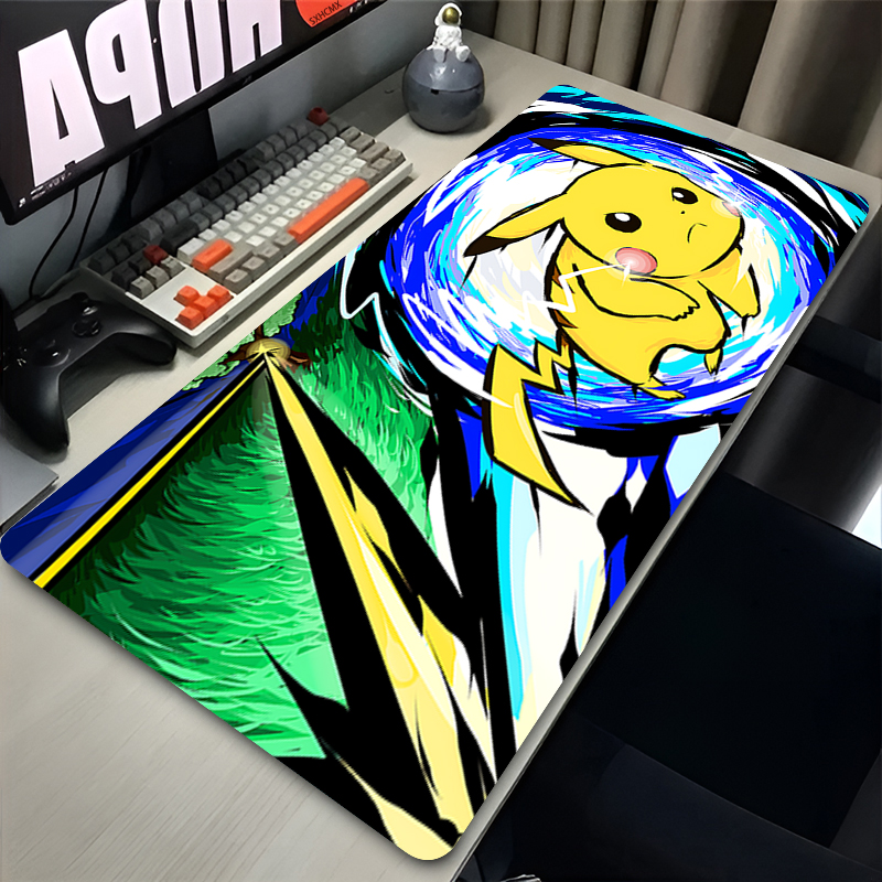 Mouse Pad P-pokemon Pikachu Co - Desk Setup Mat avaliação e preço