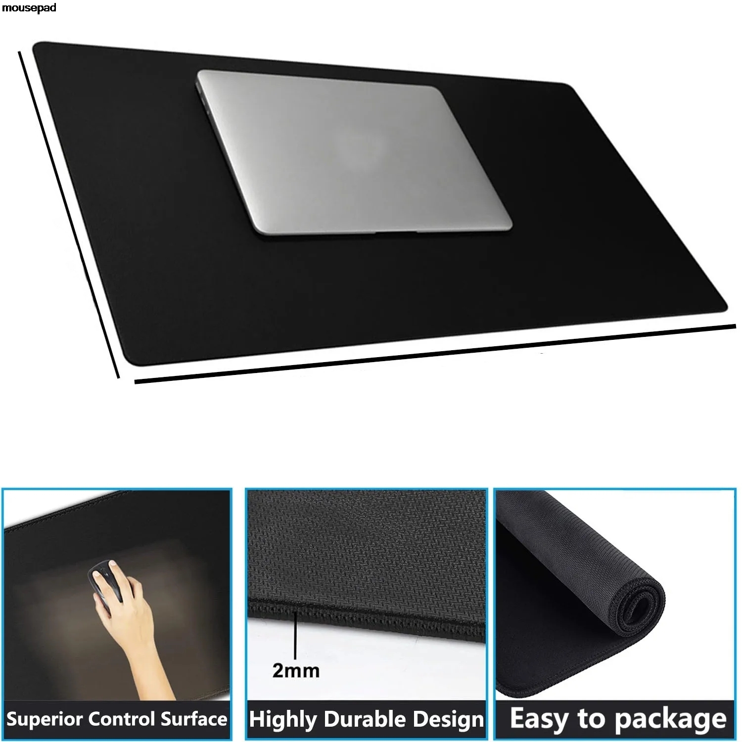 Gray Marble XXL Mouse Pad Gami - Desk Setup Natural avaliação e preço